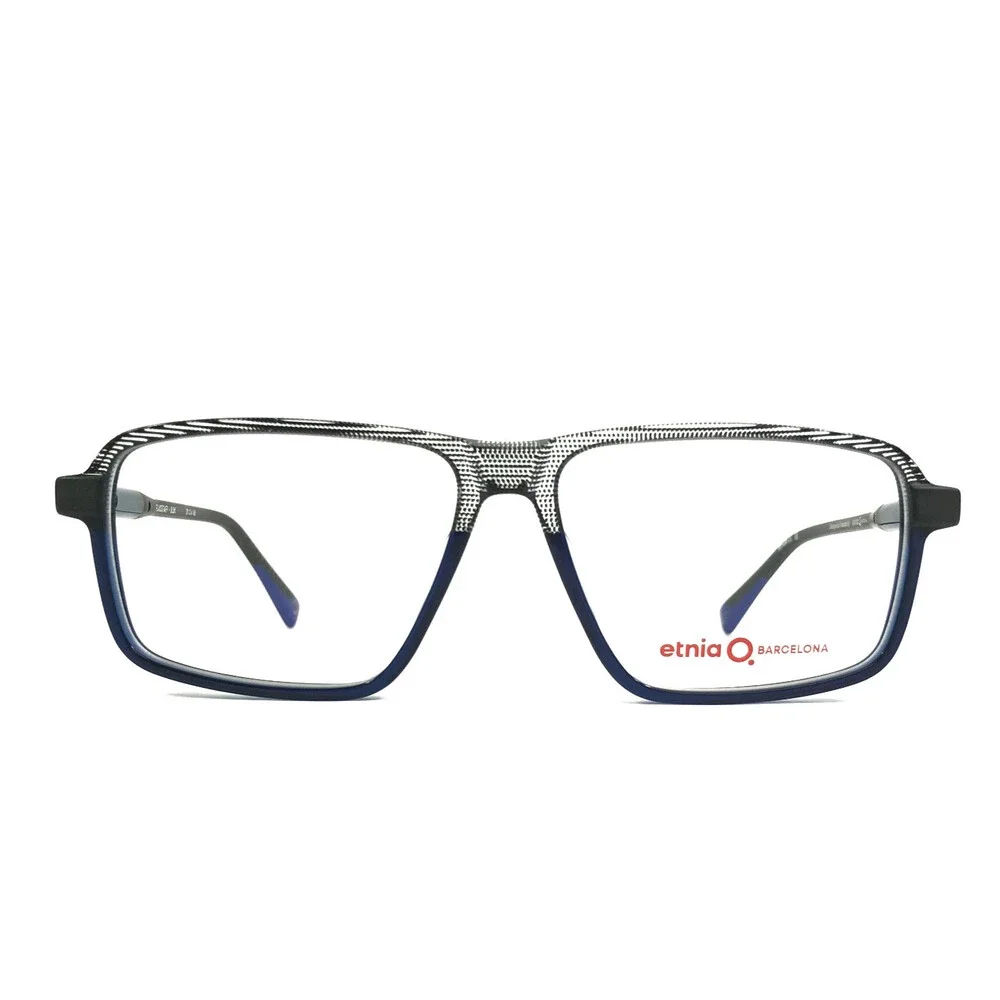 Etnia Barcelona Eyeglasses Frames FLAGSTAFF BLBK Blue Black Full Rim 57-14-148